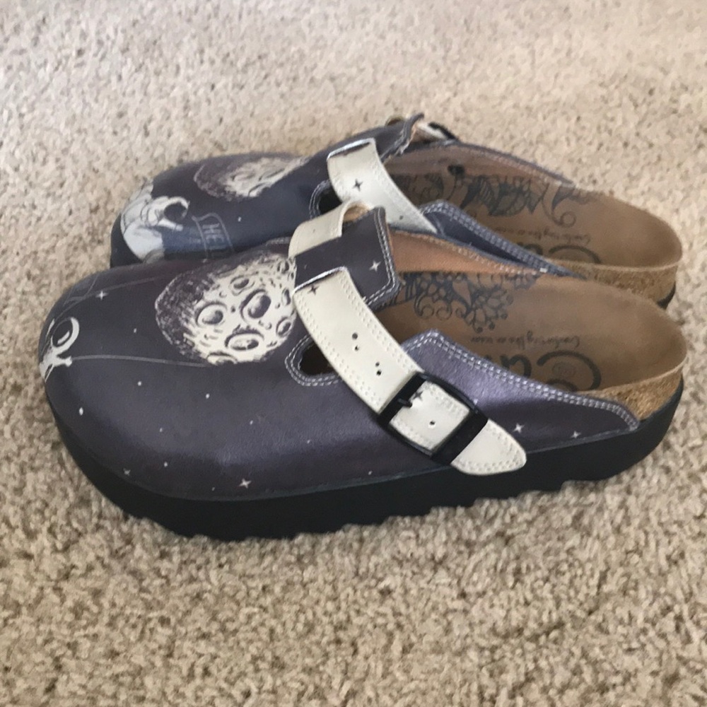 Calceo platform clogs.  Hello MoonMen!! - Picture 2 of 7